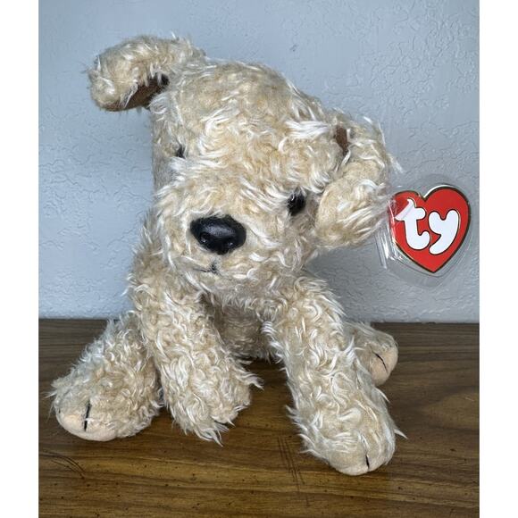 Ty Beanie Babies Classic Buddy Plush 1997 "TAFFY" the Shaggy Terrier Dog - 9" - Picture 1 of 6
